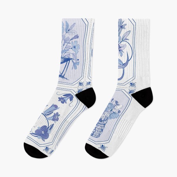 Item preview, Blue Botanical Toile Floral Pattern designed and sold by The Pattern Mill.