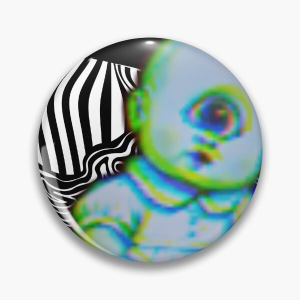 Item preview, Creepy Cyclops Baby Doll Optical Illusion designed and sold by darametzgerart.