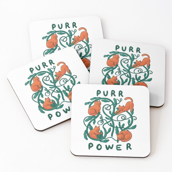 Item preview, Purr Power designed and sold by WildflowerMoods.