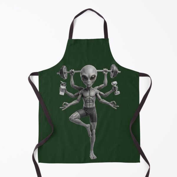 Item preview, Six-Armed Alien Gym Yoga Master - Funny Fitness Extraterrestrial designed and sold by NexxaStoree.