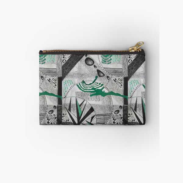 Item preview, Searching My Intuition black and white emerald green designed and sold by LaurenMyersArtist.