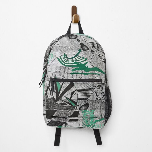Item preview, Searching My Intuition black and white emerald green designed and sold by LaurenMyersArtist.