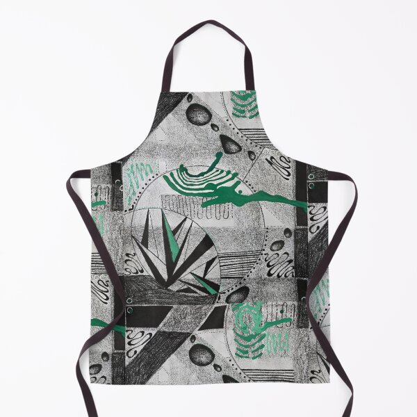 Item preview, Searching My Intuition black and white emerald green designed and sold by LaurenMyersArtist.
