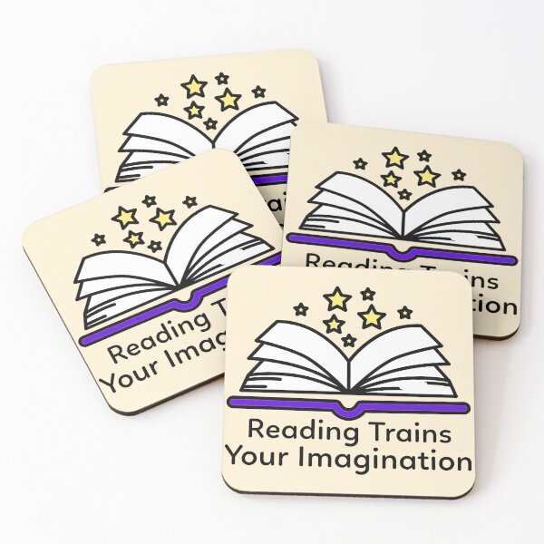 Item preview, Reading Trains Your Imagination designed and sold by Grateful-Fool.