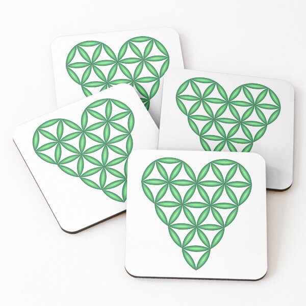 Item preview, Sacred Heart of Life 3D Green designed and sold by Laszlo Toth.