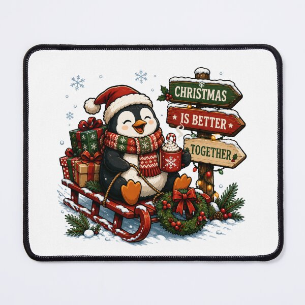 Item preview, Christmas Penguin designed and sold by DailyQuestPrint.