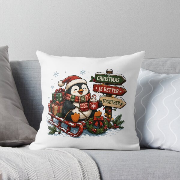 Item preview, Christmas Penguin designed and sold by DailyQuestPrint.