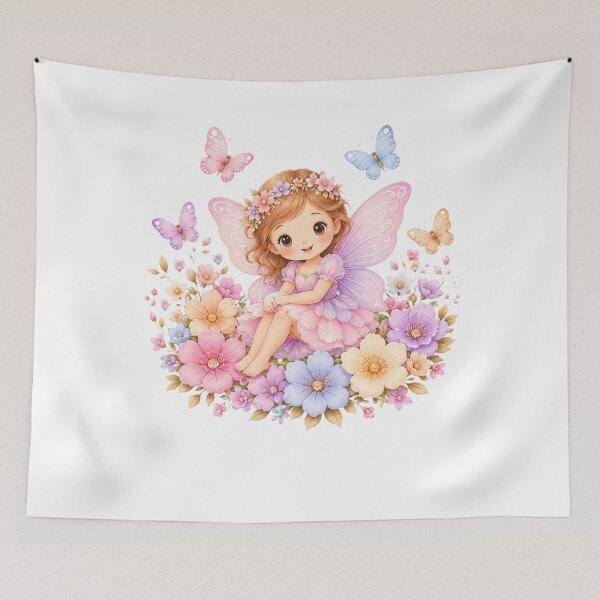 Item preview, Little Fairy in an Enchanted Garden designed and sold by Foxglow Studio.
