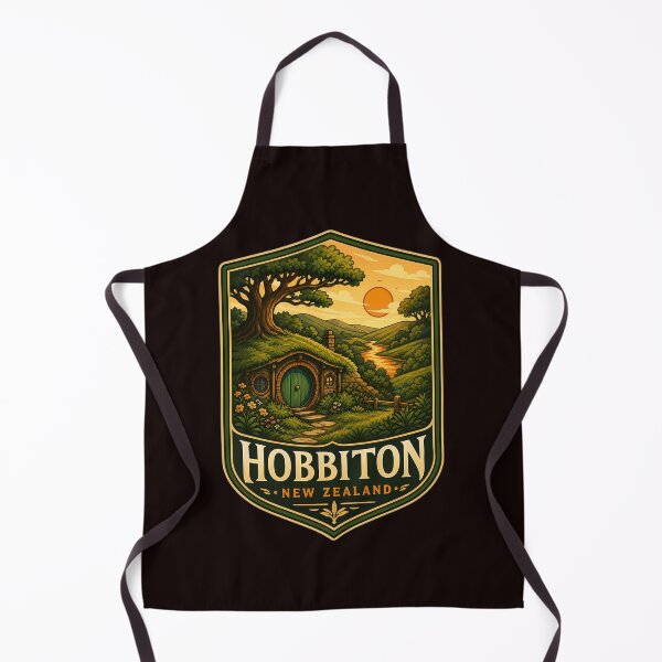 Item preview, Hobbiton New Zealand Travel Nature Landscape designed and sold by FrontierCosmic.