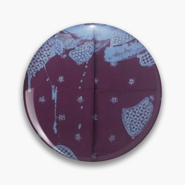 Item preview, Abstract Blue Batik on Maroon Fabric designed and sold by aichastudio.