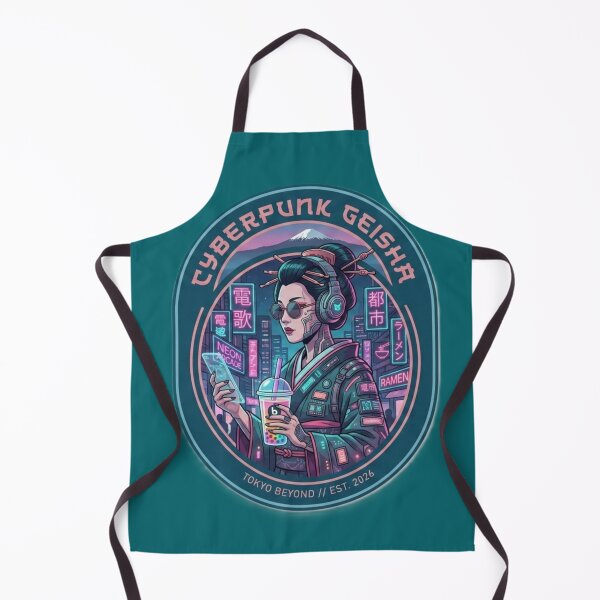 Item preview, Cyberpunk Shanghai Qipao Girl – Neo Asia Streetwear designed and sold by Visual Chillout by GP .