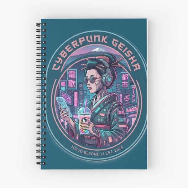 Item preview, Cyberpunk Shanghai Qipao Girl – Neo Asia Streetwear designed and sold by Surviving Monday Club.