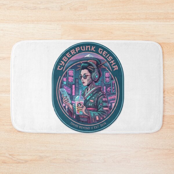 Item preview, Cyberpunk Shanghai Qipao Girl – Neo Asia Streetwear designed and sold by Surviving Monday Club.