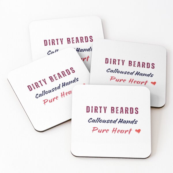 Item preview, Dirty Beards Calloused Hands Pure Heart T-Shirt designed and sold by DirtyBeards.