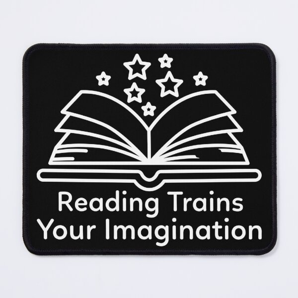 Item preview, Reading Trains Your Imagination designed and sold by Grateful-Fool.