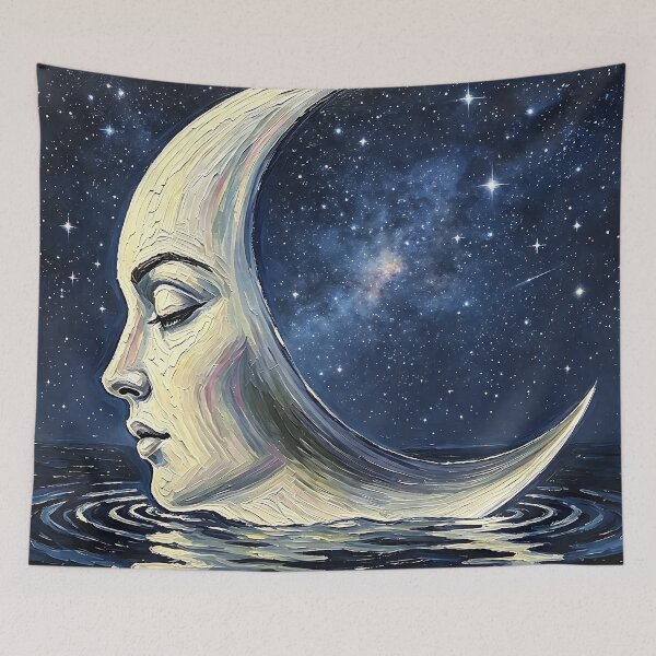 Item preview, Moon of the Cosmic Sea designed and sold by LinxTheStrange.