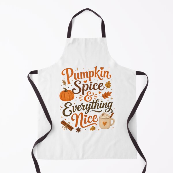 Item preview, Pumpkin Spice And Everything Nice Fall Latte Typographic designed and sold by ElcastDesigns.