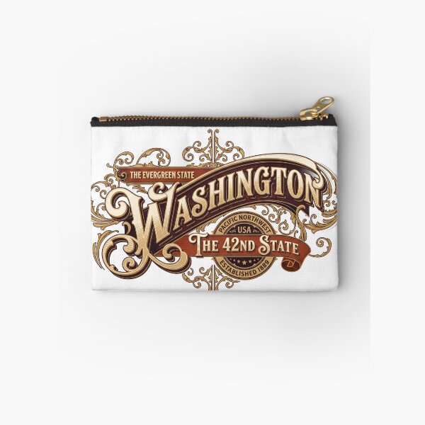 Item preview, Washington State Vintage Ornamental Heritage Design designed and sold by castillomiami.