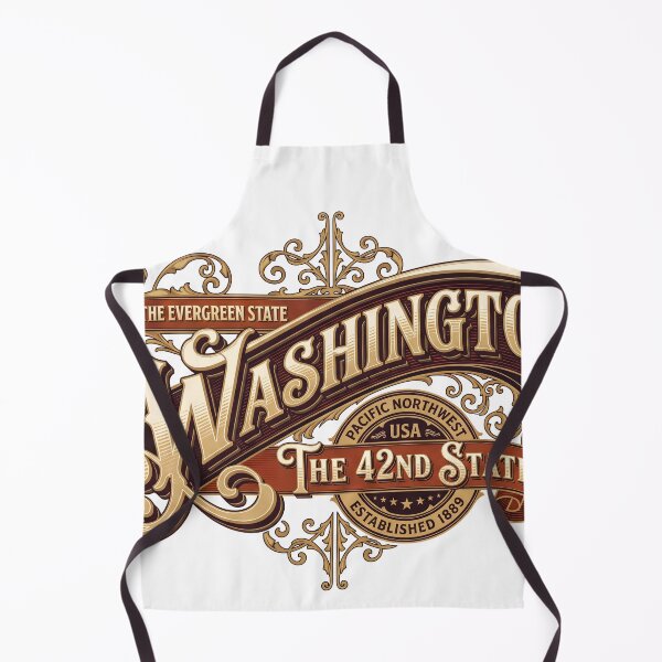 Item preview, Washington State Vintage Ornamental Heritage Design designed and sold by castillomiami.