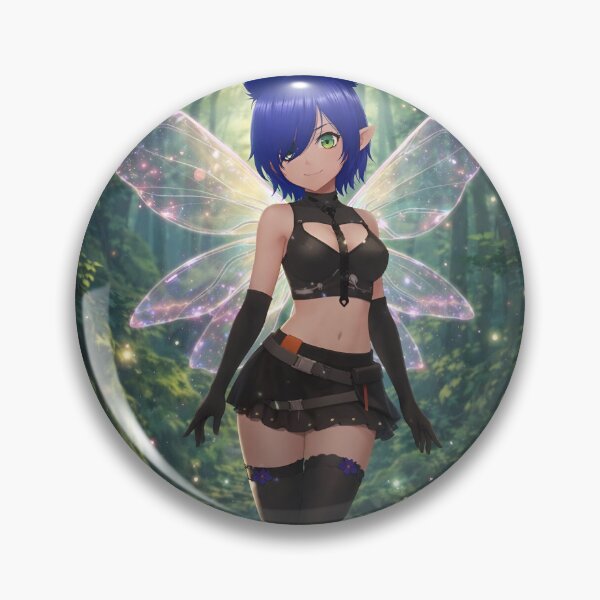 Item preview, Waifu Vtuber Fairy Gothic Fairy Goth Girl designed and sold by ShidoArt.