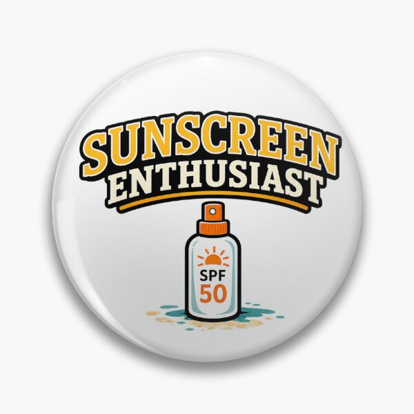 Item preview, Sunscreen Enthusiast Funny Beach Design designed and sold by EastEndTownie.