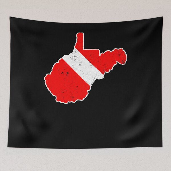 Item preview, West Virginia Scuba Dive Shirt Scuba Flag Diver Flag Shirt designed and sold by shoppzee.