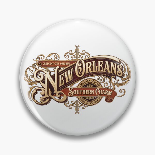 Item preview, New Orleans Southern Charm Vintage Heritage Design designed and sold by castillomiami.