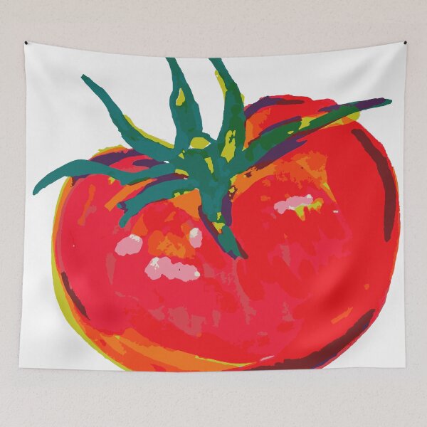 Aperçu de l'œuvre Illustration de tomate peinte à la main créée et vendue par Brendzzx.