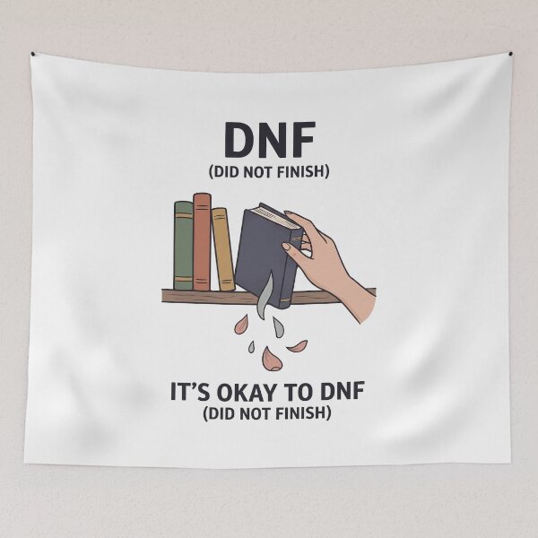 Item preview, DNF Did Not Finish Its Okay To DNF designed and sold by BobbyTee Merch.