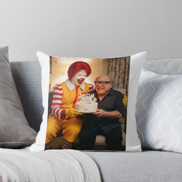 Item preview, Danny Devito Ronald mcdonald mcdonalds grimace meme memes funny parody christmas birthday  designed and sold by CheeseBlueprint.