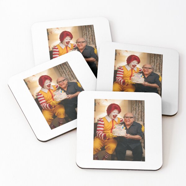 Item preview, Danny Devito Ronald mcdonald mcdonalds grimace meme memes funny parody christmas birthday  designed and sold by CheeseBlueprint.