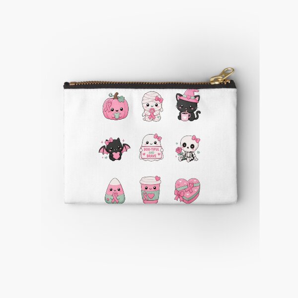 Item preview, Cute Kawaii Pink Ribbon Halloween Breast Cancer Bundle designed and sold by Simon-art-land.
