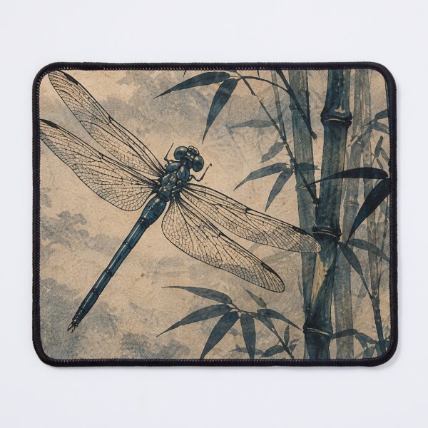Item preview, Dragonfly in Bamboo Grove designed and sold by Silent Japan Studio.
