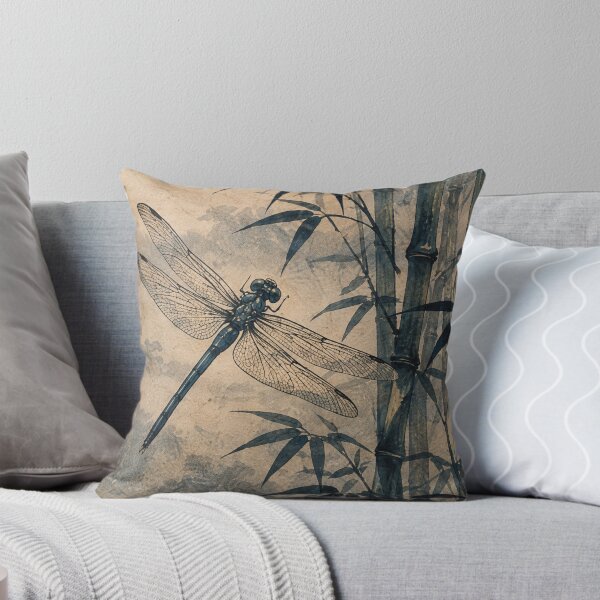 Item preview, Dragonfly in Bamboo Grove designed and sold by  Silent Japan Studio.