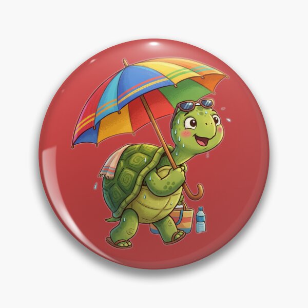 Item preview, Funny turtle on vacation designed and sold by Julitasells.