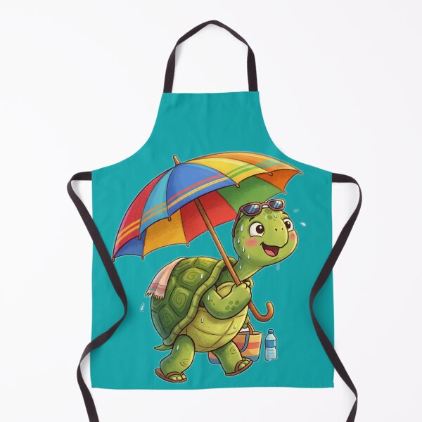 Item preview, Funny turtle on vacation designed and sold by Julitasells.