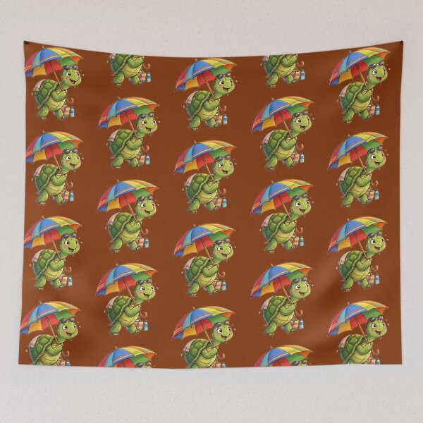 Item preview, Funny turtle on vacation designed and sold by Julitasells.