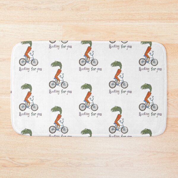 Item preview, Rooting for you (encouragement carrot on a bike) designed and sold by ArtByAbend.