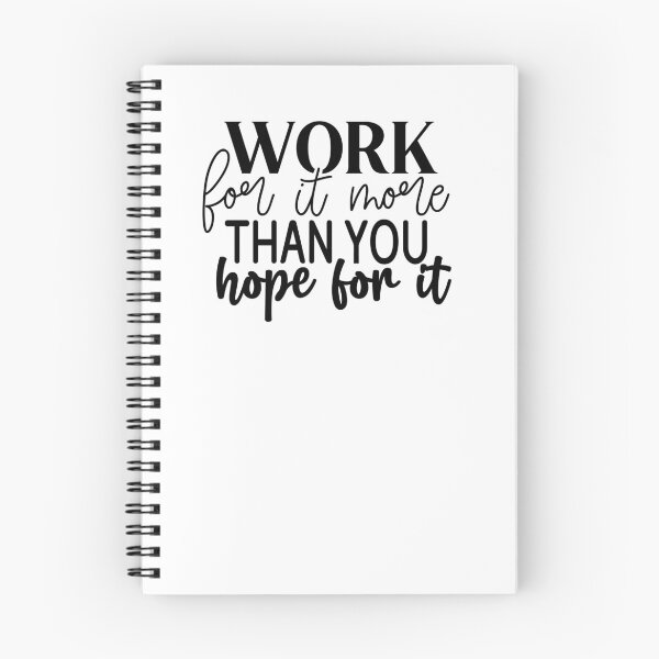Item preview, Work For It More Than You Hope For It designed and sold by tellit24seven.