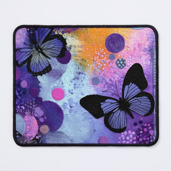 Item preview, Purple, Blue, And Pink Elegant Butterfly Dreams Art designed and sold by DEC02.