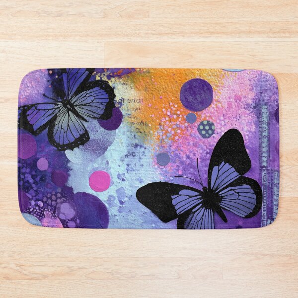 Item preview, Purple, Blue, And Pink Elegant Butterfly Dreams Art designed and sold by DEC02.