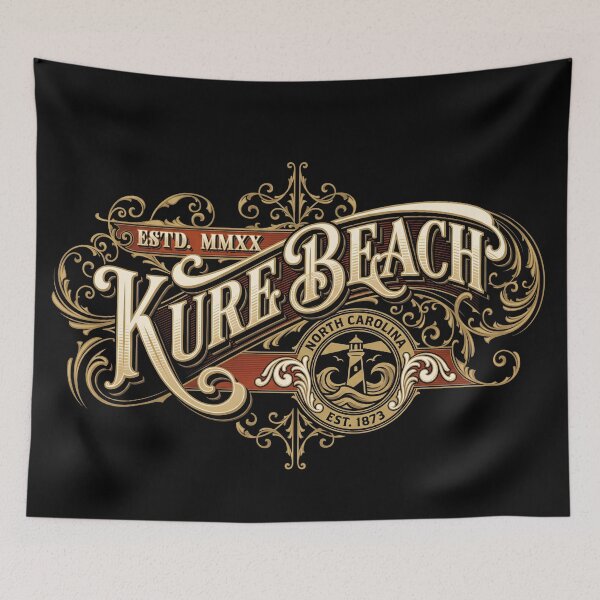 Item preview, Kure Beach North Carolina Vintage Coastal Heritage designed and sold by castillomiami.