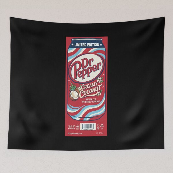 Item preview, Dr Pepper Creamy Coconut Soda designed and sold by redderkunziee.