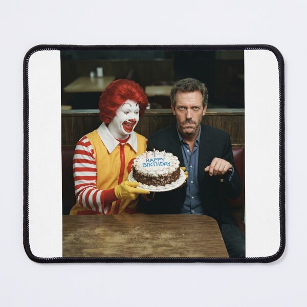Item preview, Doctor house Ronald mcdonald mcdonalds grimace meme memes funny parody christmas birthday designed and sold by CheeseBlueprint.