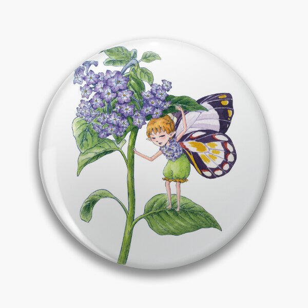 Item preview, May 24th birthday flower Heliotrope Fairy designed and sold by 366birthflower.