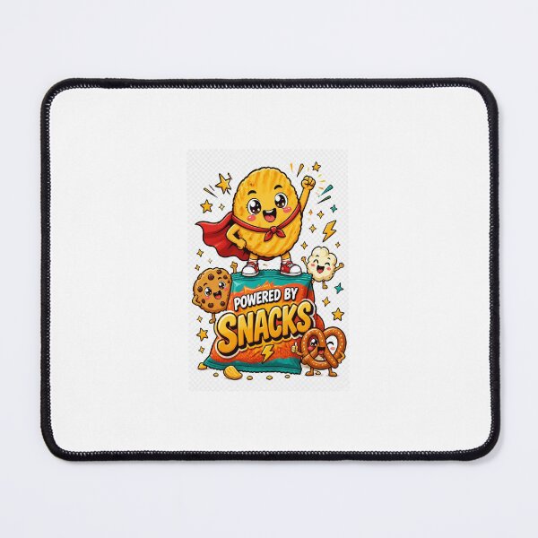 Item preview, Powered by Snacks | Cute Funny Food Lover Snack T-Shirt & Sticker designed and sold by Pixel Alchemy1.