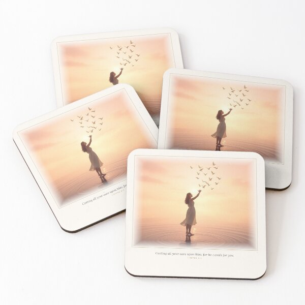 Item preview, Cast Your Cares 1 Peter 5:7 designed and sold by The Bright Beautiful Life .