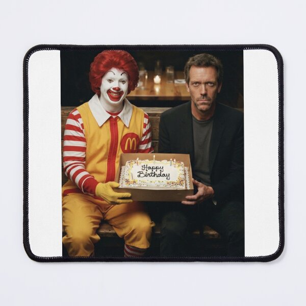 Item preview, Doctor house Ronald mcdonald mcdonalds grimace meme memes funny parody christmas birthday designed and sold by CheeseBlueprint.