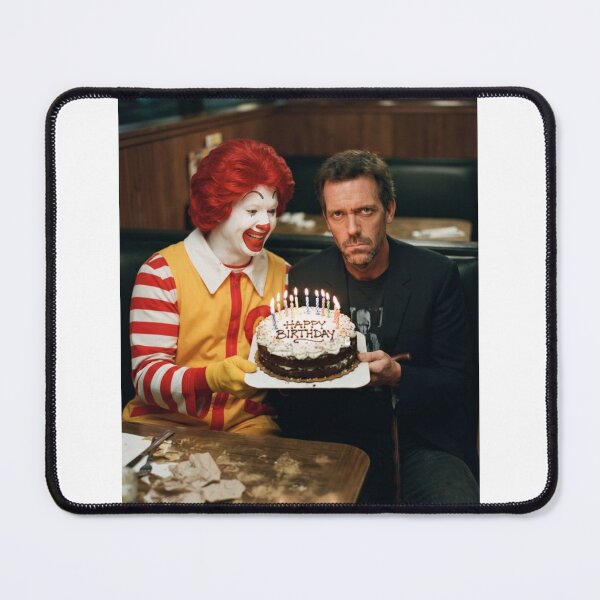 Item preview, Doctor house Ronald mcdonald mcdonalds grimace meme memes funny parody christmas birthday designed and sold by CheeseBlueprint.