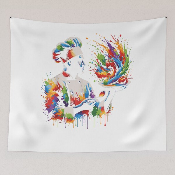 Item preview, Colorful Chef Art designed and sold by LucaNeumann.